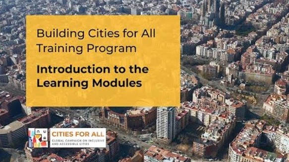Cities 4 All Learning module