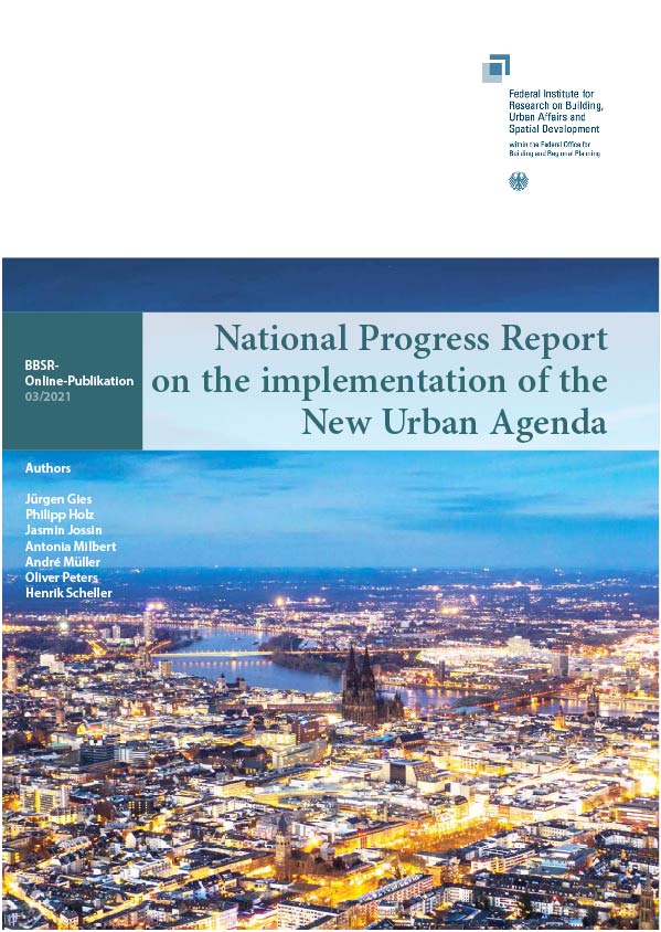 Cover image of the National Progress Report of Germany